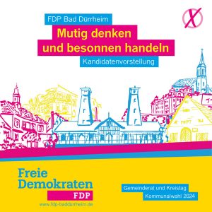FDP Bad Dürrheim Wahlprogramm Titelseite Kommunalwahl 2024